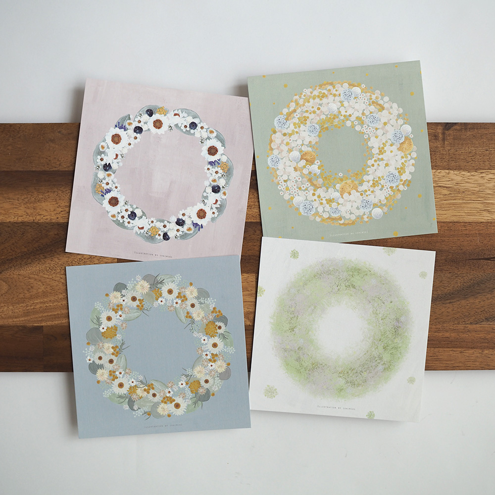 水彩ポスターフレーム付とステーショナリーセット（あこがれ）